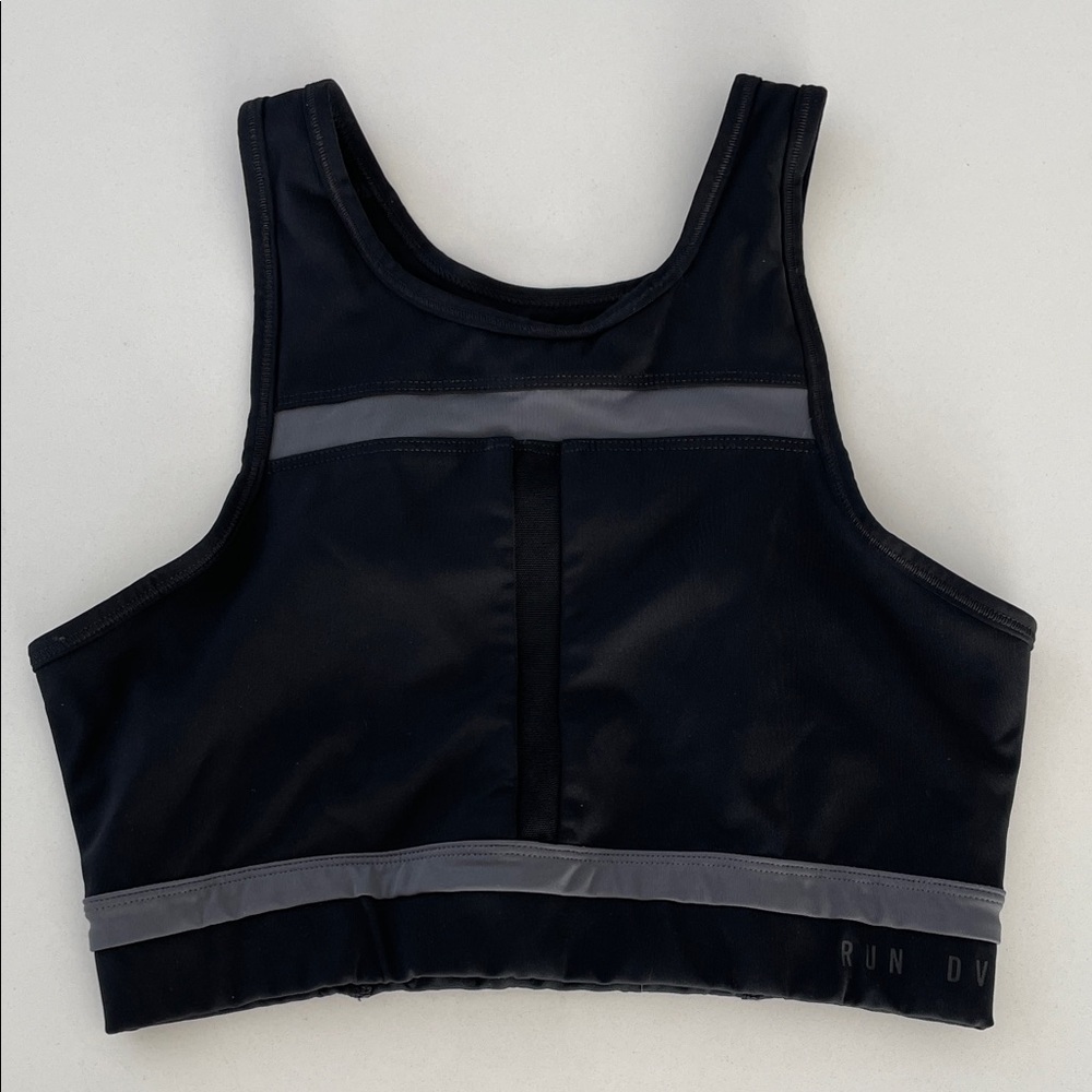 Nike Black And Gray Run Dvn Sports Bra S View 4